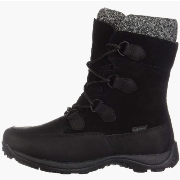 Display model new - Baffin Women's Aspen Snow Boots, Black 7 - Picture 1 of 5